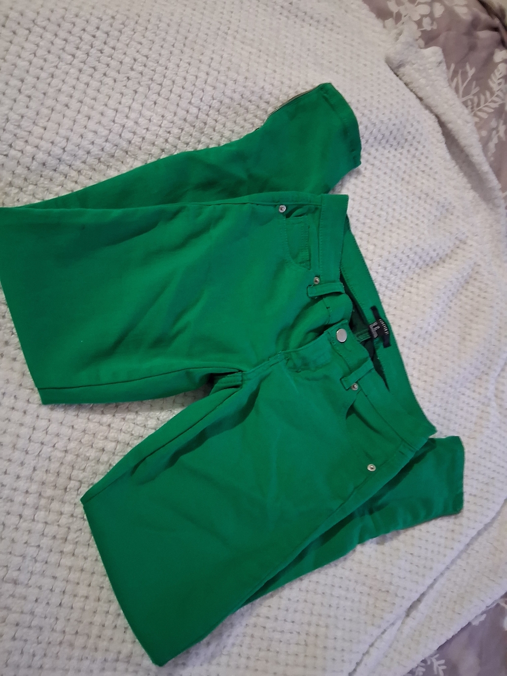 Forever 21 Emerald Green Women's Pants